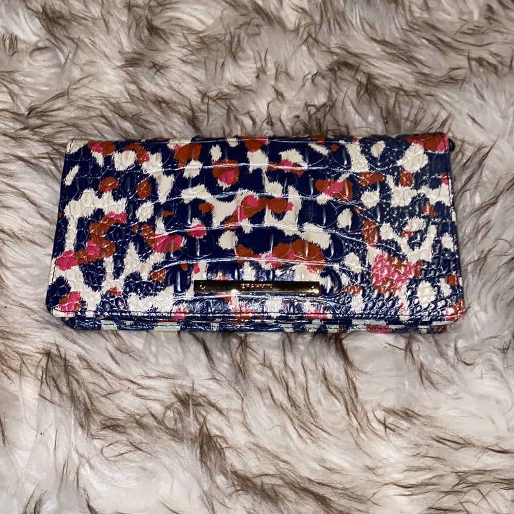 Brahmin AnnMarie Everyday Wallet / Wristlet In RARE Wildcat BNNT